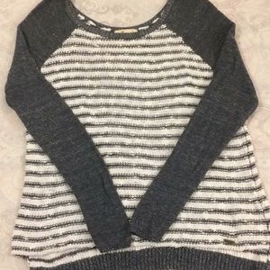 Blue Striped Hollister Sweater
